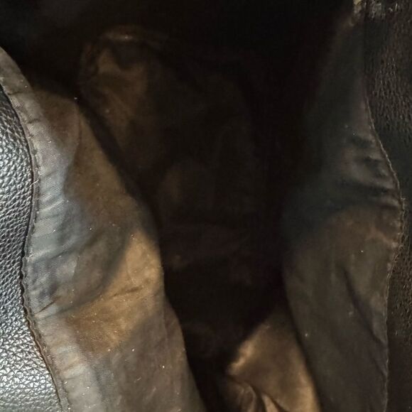 VICTORIA’S SECRET Limited Edition Logo Backpack Purse Bag Black Faux Leather - Picture 8 of 10